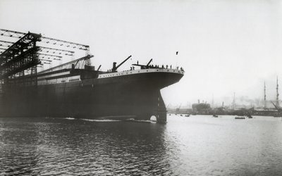 Launch of RMS Titanic, 31 May 1911 by English Photographer